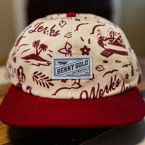 Benny Gold - Tropics Pattern Polo 6-Panel Strapback Hat